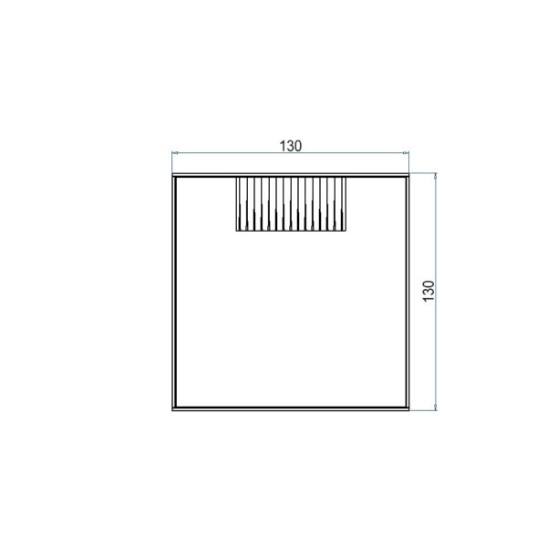 Produktbild UBD 132 163  -  Schwerlast-Unterflur-Bodendose UBD 130 inkl. belegtem Deckel aus Chromstahl, geschliffen, mit Bürstenauslass
